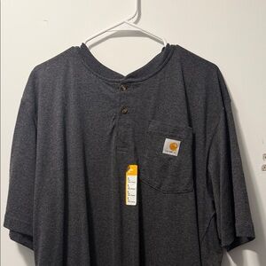 Carhartt Men's Dark Gray Button Down Shirt